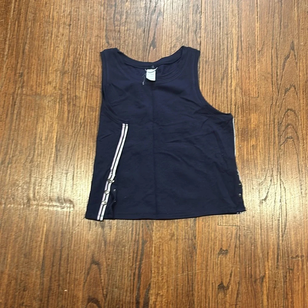 Splendid Striped Snap Tank